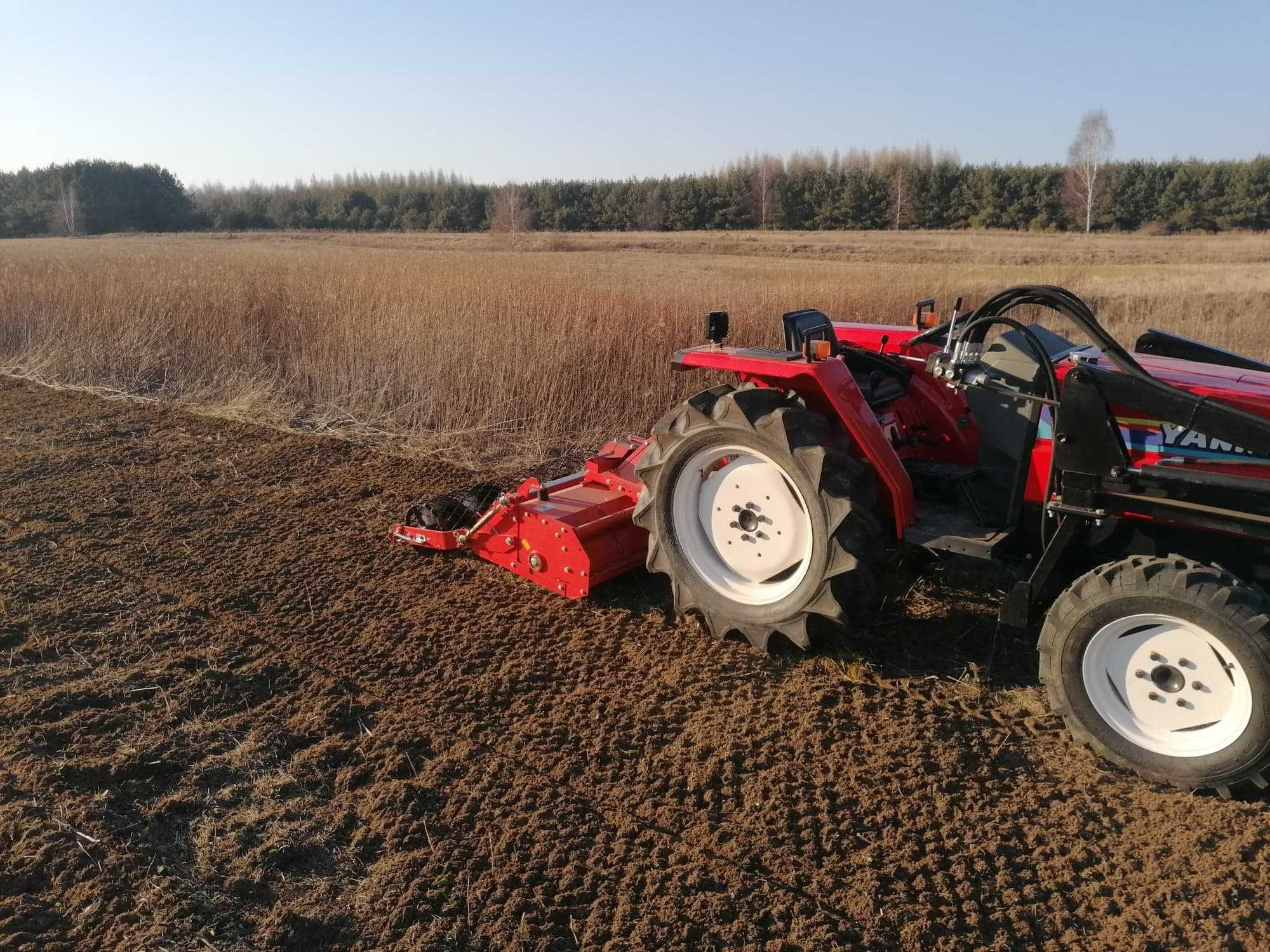 Glebogryzarka separacyjna. Przygotowanie gruntu pod założenie trawnika