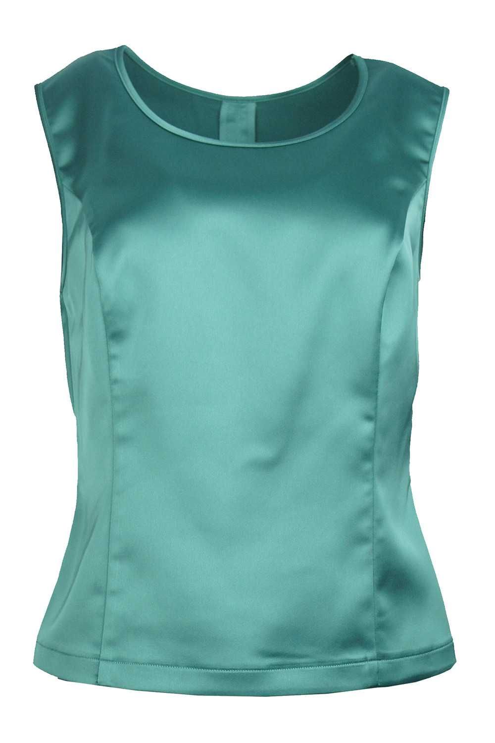 Блуза изумрудного цвета, без рукавов ,торговой марки "Дж. Эль".J&L р54