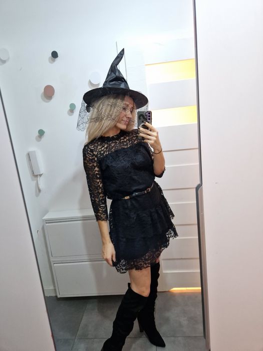 L 40 strój kostium przebranie na Halloween karnawał czarownica