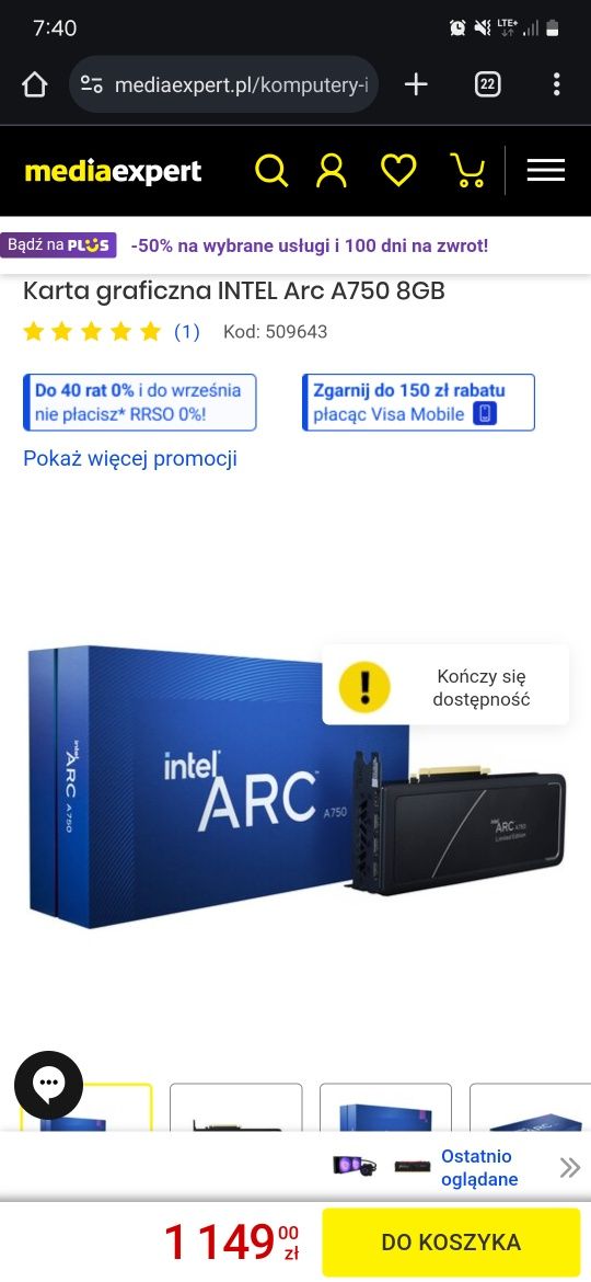 Intel arc a750 8gb