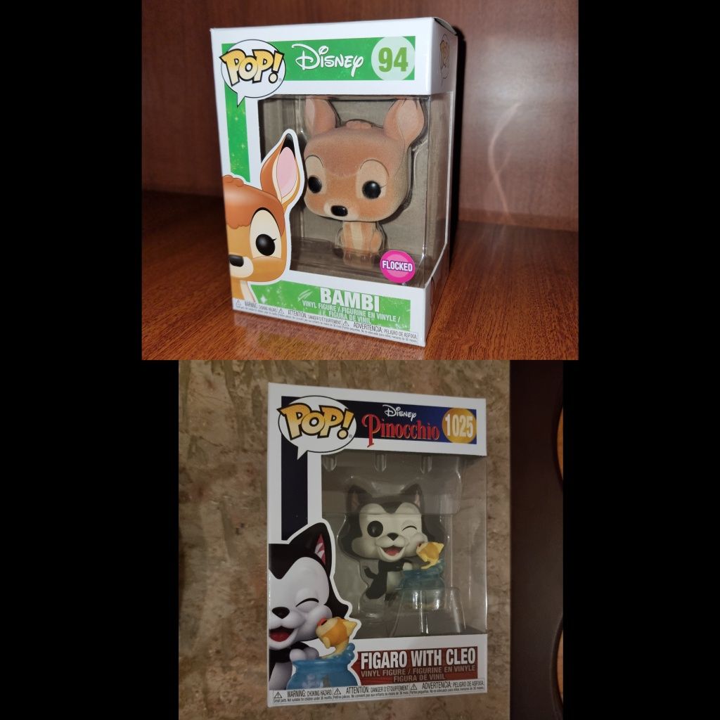 Funko pop :  Disney Bambi #94 / Pinoquio #1025