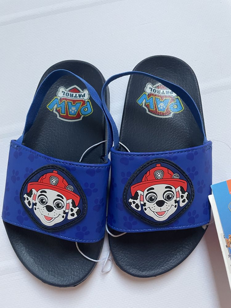 27 28 C&A Paw Patrol Psi Patrol Marshall sandały sandałki klapki gumka