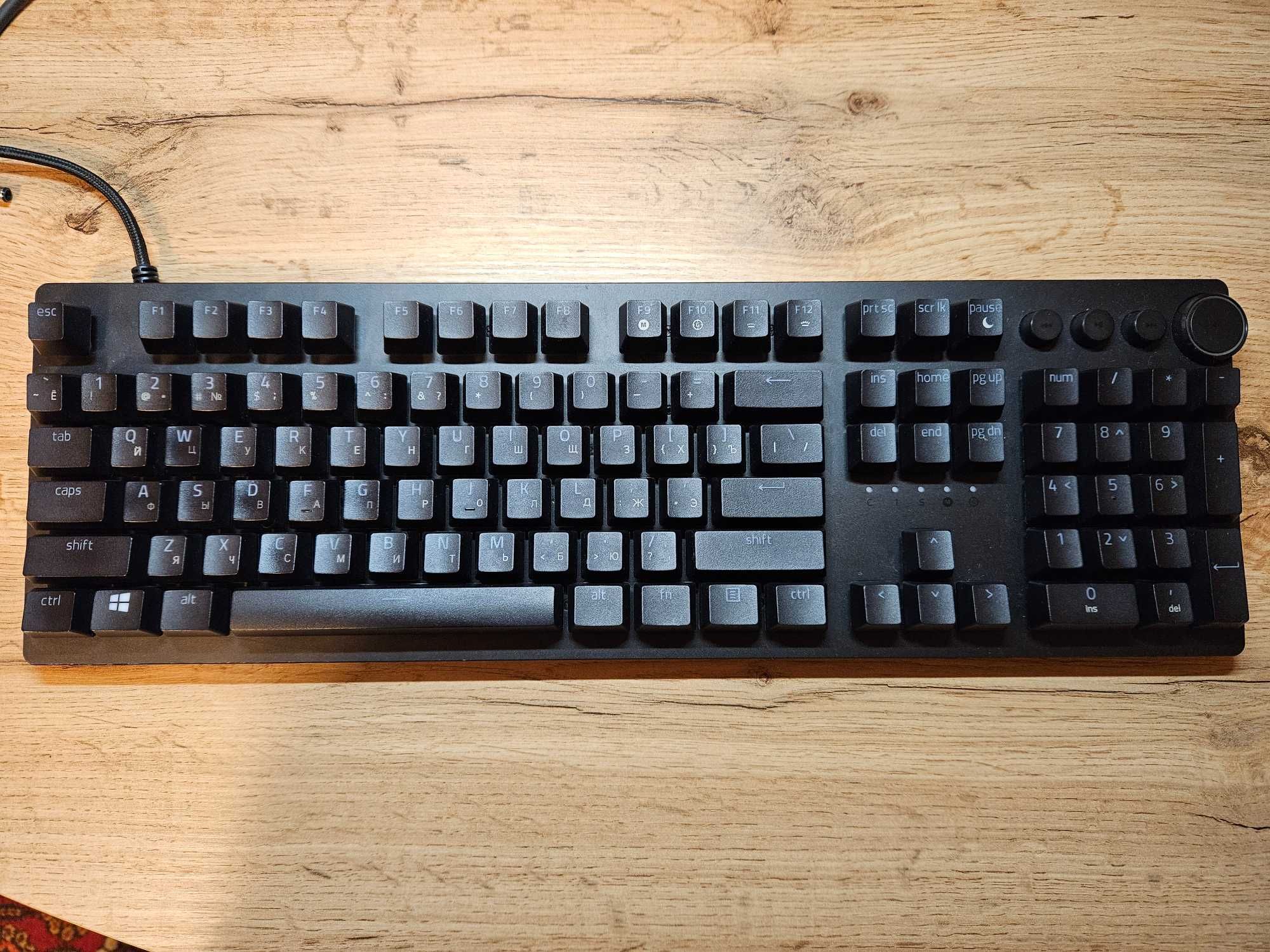 Клавіатура дротова Razer Huntsman V2 Purple Optical Switch RU USB