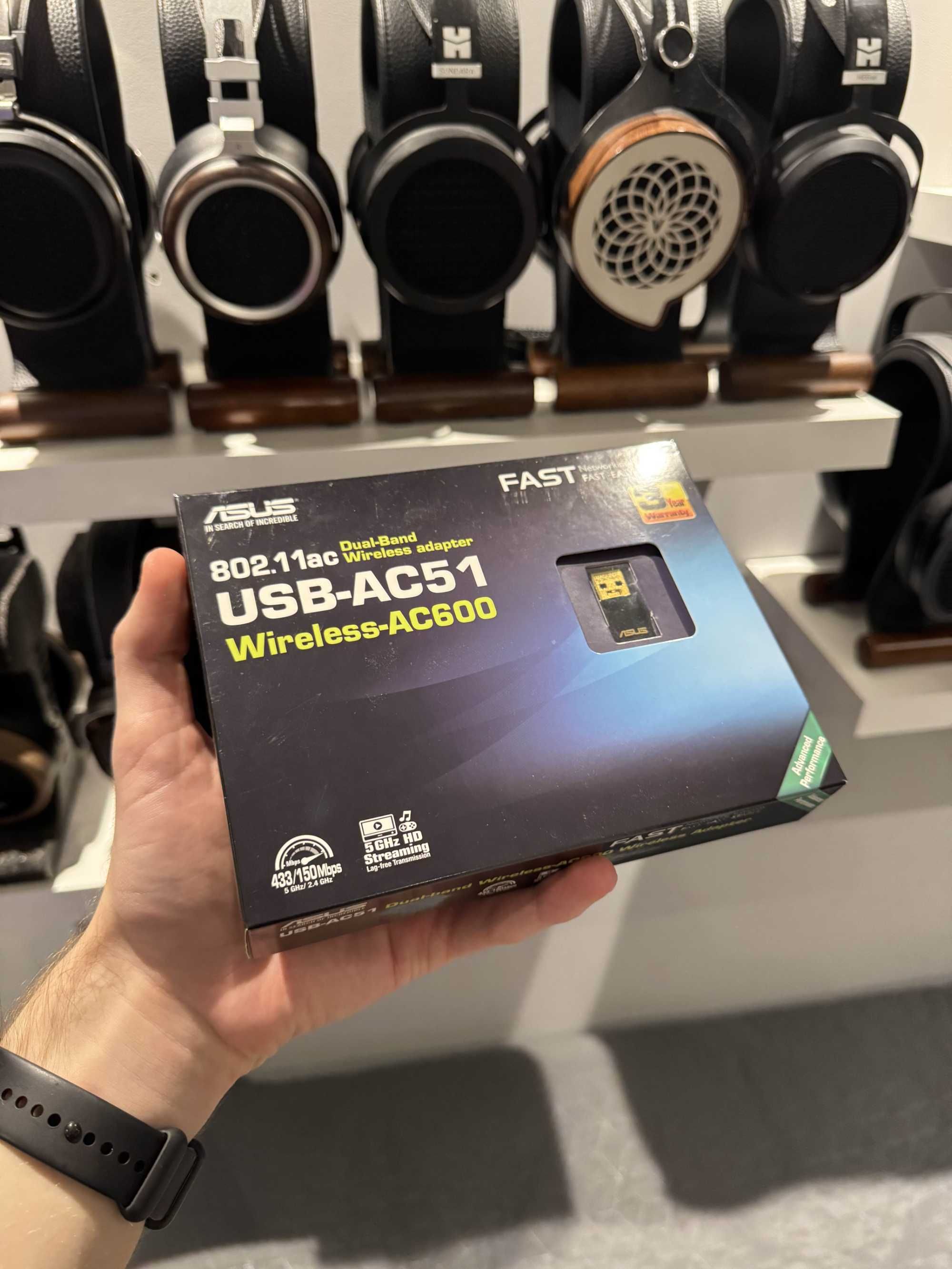 ASUS USB-AC51 WiFi AC600 Dual Band – Nowy, z pudełkiem