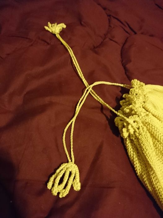 Cinzeiro antigo Varina/ Saco Crochet, a Partir de