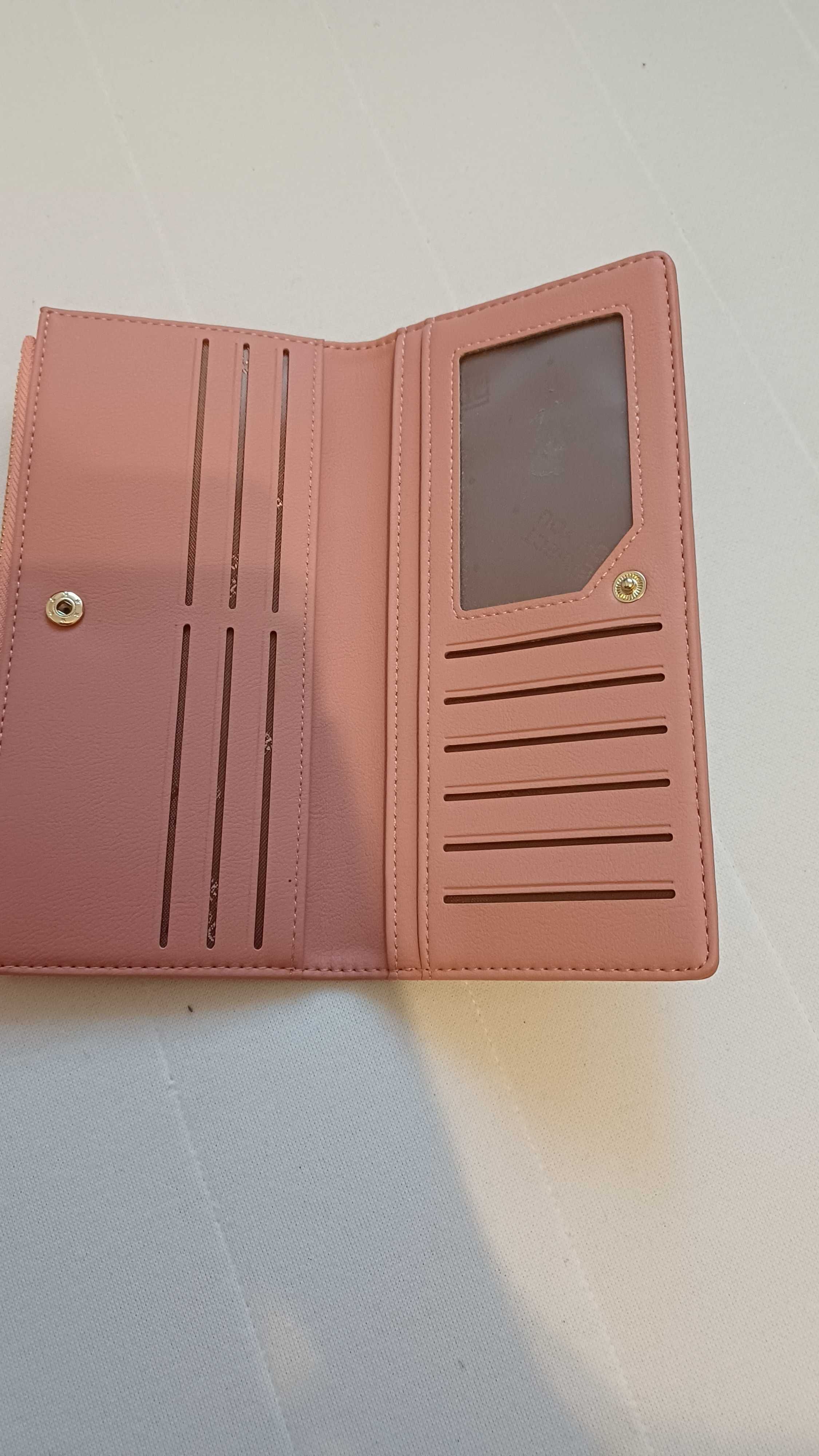 różowy portfel różowy portfel