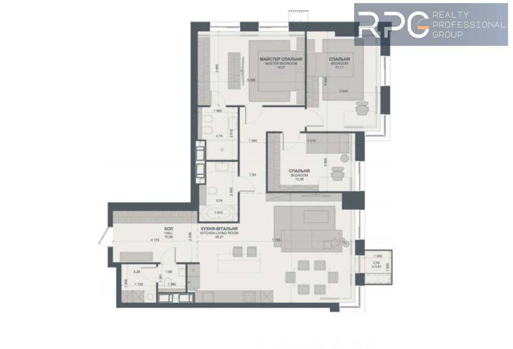 Свої податки платимо 3-к квартира 123м² ЖК TRIIINITY Печерськ