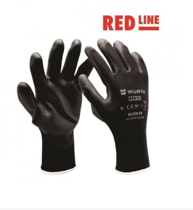 Рукавички захисні  розміри 10 та 8 red line