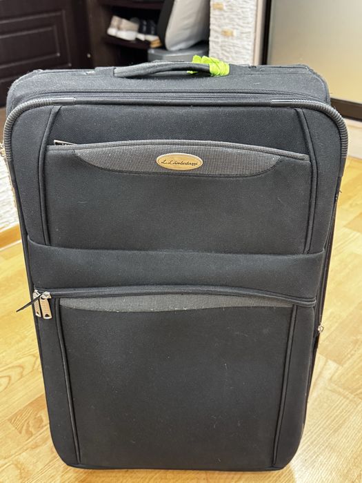 Валіза текстиль середня