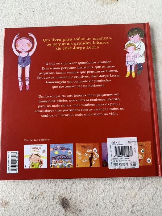 Livro “ O que eu quero ser … ”
