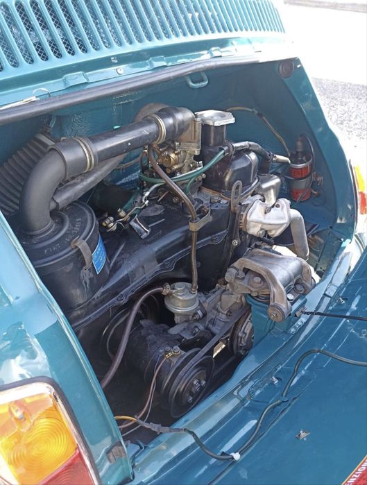 Fiat 500 Lusso 1972 IDEALNY! Piekny kolor Blu Turchese