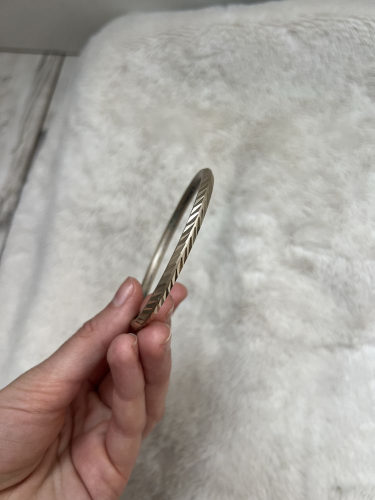 Bransoletka metal metalowa elegancka szykowna okrągła casual 20