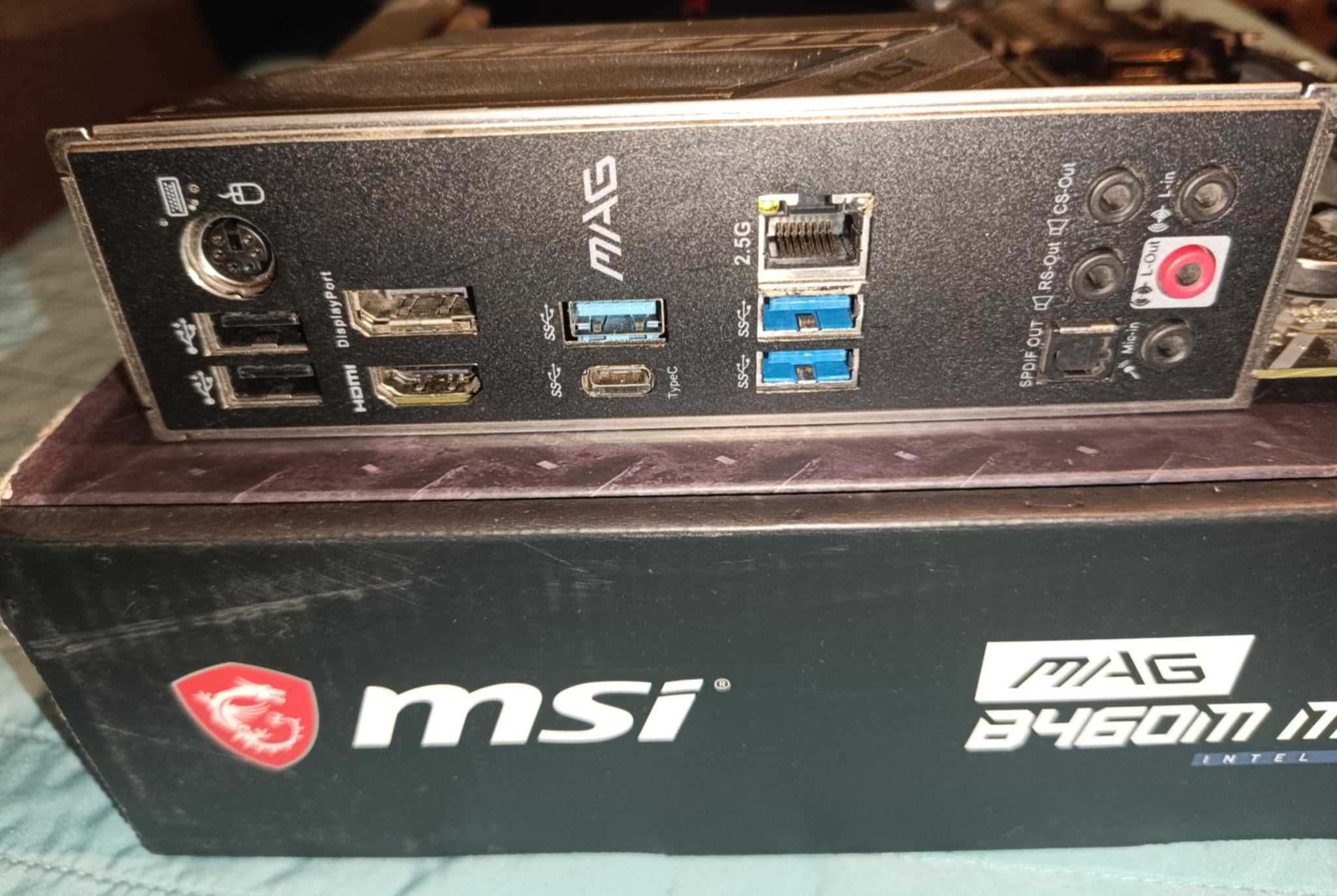 Zestaw i3-10105F + MSI B460M MORTAR + 16GB 2666mhz DDR4