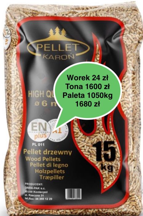 Pellet opałowy fi 6/8/10mm