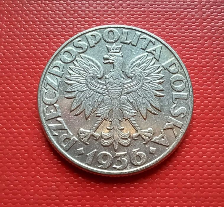 2 złote - ŻAGLOWIEC - 1936 - SREBRO