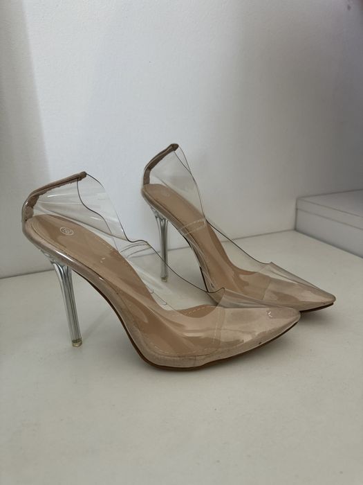 Spzilki transparentne 38