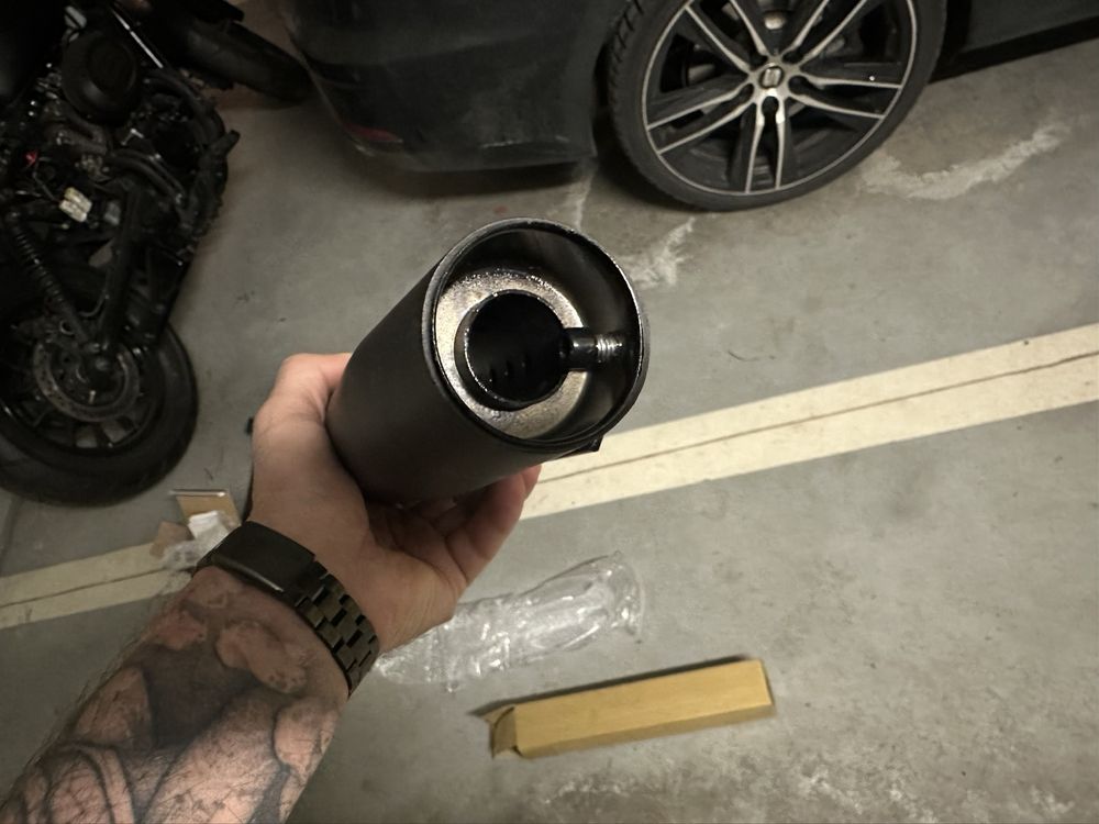 Wydech/ tłumik Custom bobber + db killer (czarny)
