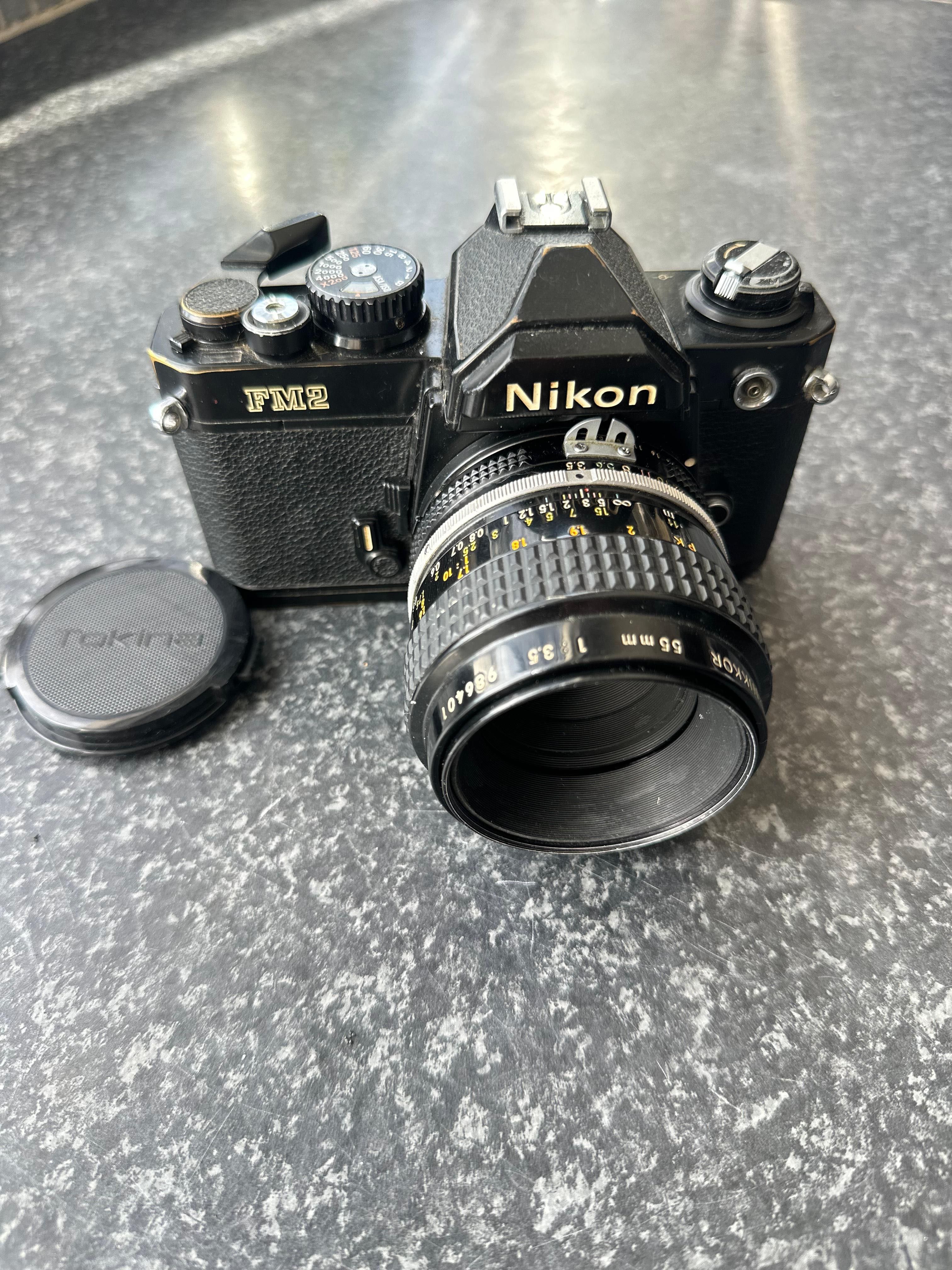 Urgente NIKON FM2 lente 55Micro