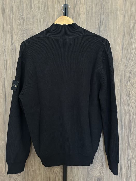 Кардиган Stone Island 8015526D8 Zip Cardigan Black Sweater L CP стон