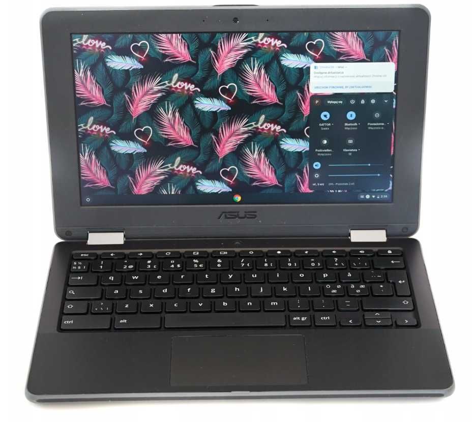 NOWOCZESNY Tablet Laptop Asus Chromebook FLIP 4GB 32GB *WYPRZEDAŻ*