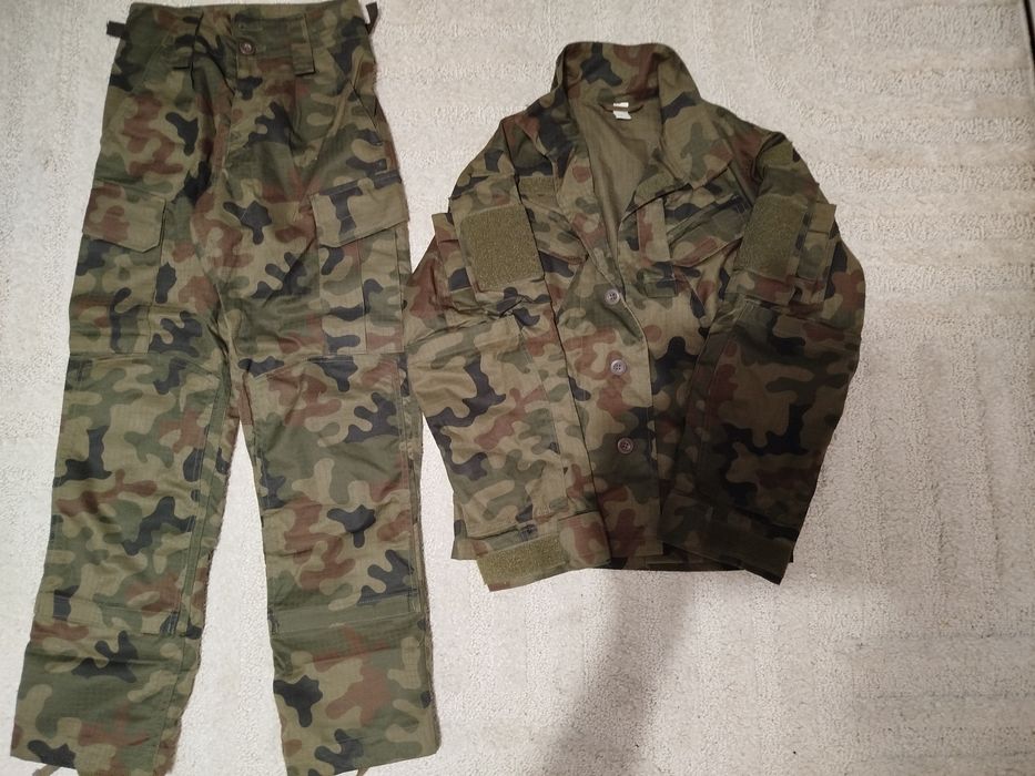 Mundur wojskowy XS dla dzieci na bal karnawałowy