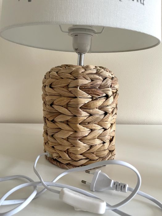 Lampa styl boho/prowansja wys.47cm