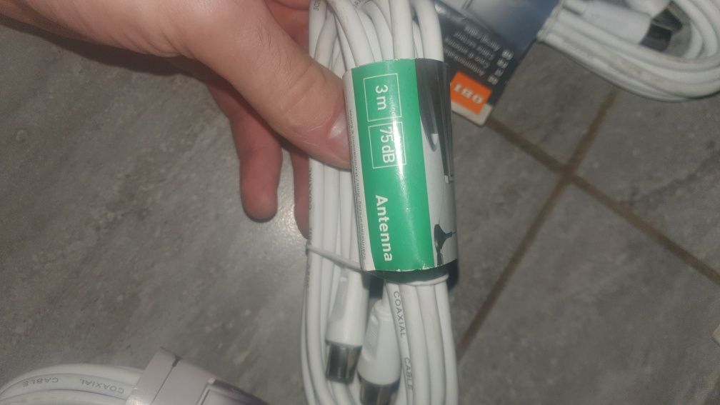 Kabel antenowy koncentryczny 3 metry