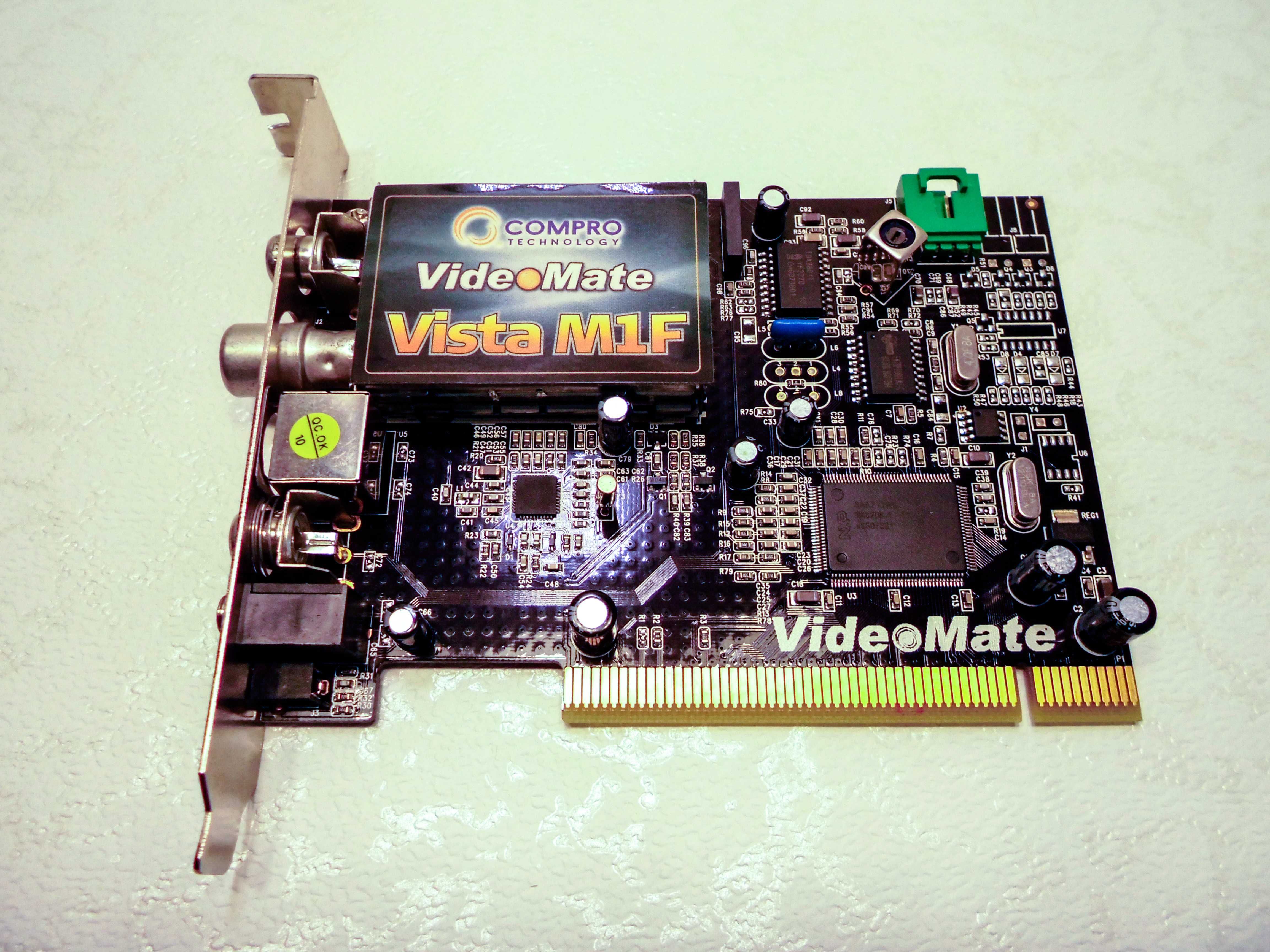 ТВ тюнер VideoMate Vista M1F с интерфейсом PCI