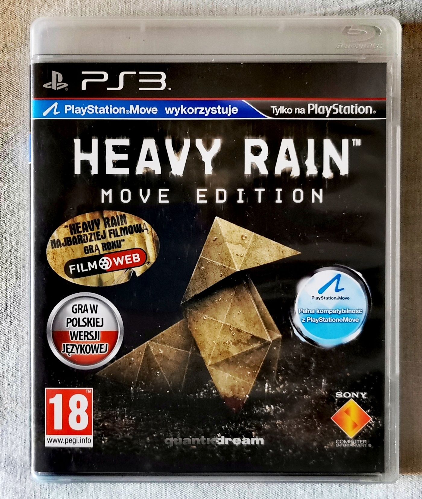 Heavy Rain Move Edition PL polska wersja gra PlayStation 3 PS3 OKAZJA!