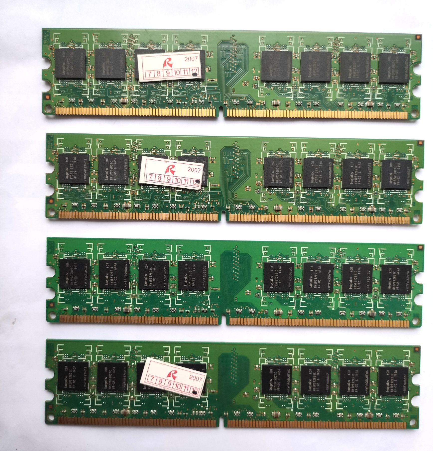 Модулі пам'яті DDR2 1 Гб PC2-6400 800 МГц Hynix (4  шт)