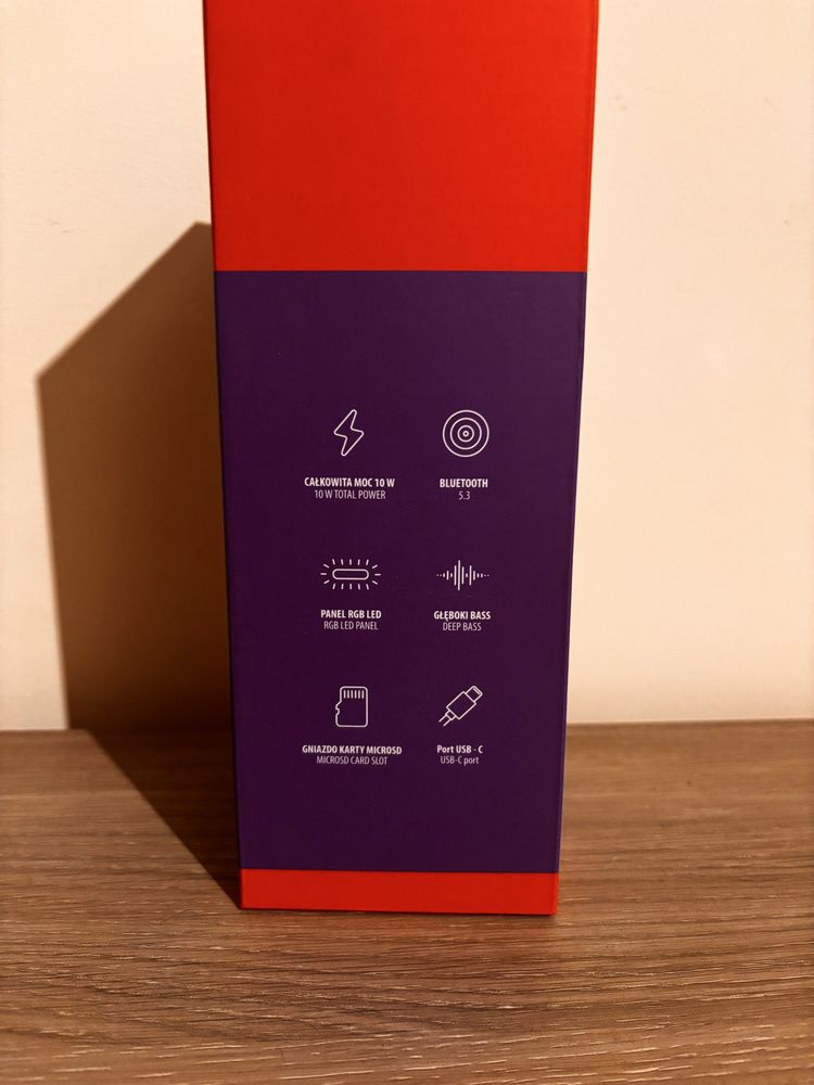 Głosnik bluetooth led 10 W