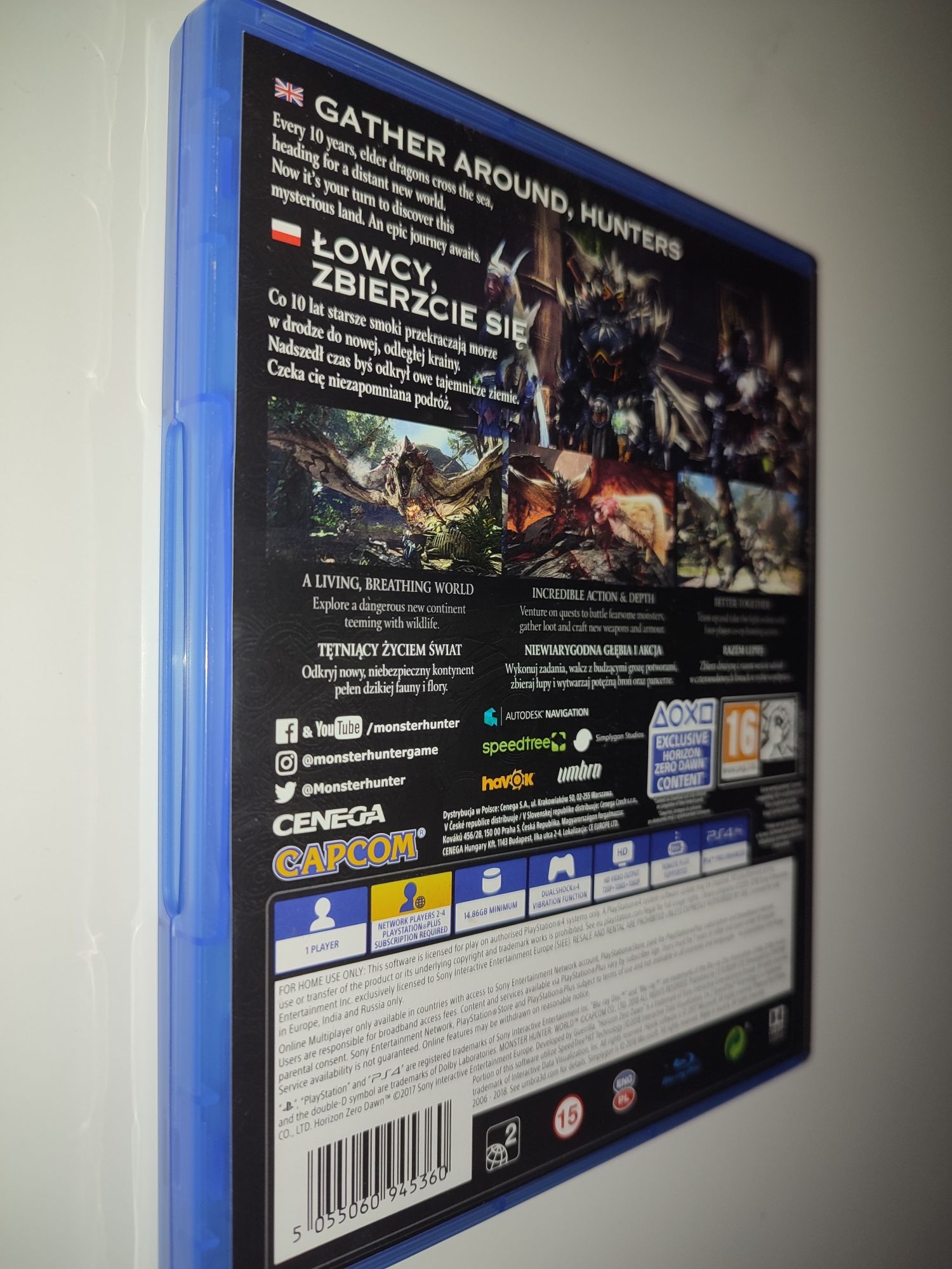 Gra Ps4 Monster Hunter World PL gry PlayStation 4 Sniper UFC GTA V GOW
