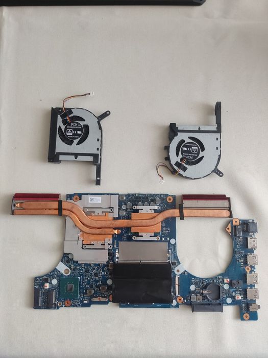 Radiator+wentylator do Płyta główna i5-8300H + GTX 1050Ti +chłodzenie