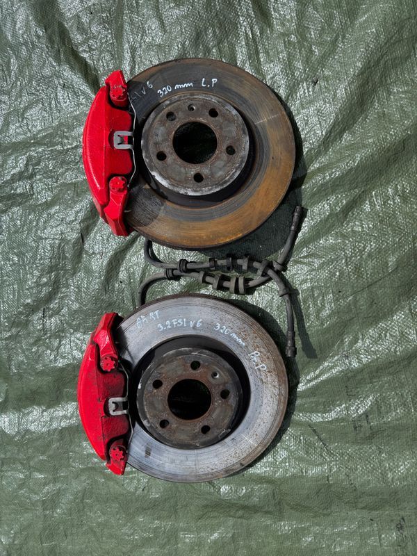 Audi A4 B8 A5/8t Q5 Czerwone Zestaw Swap Tarcze Zaciski 320 Mm 8k0105s