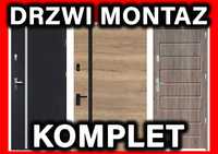 WYPRZEDAŻ! Drzwi Wrocław Zewnętrzne Klatkowe Akustyczne Drewniane