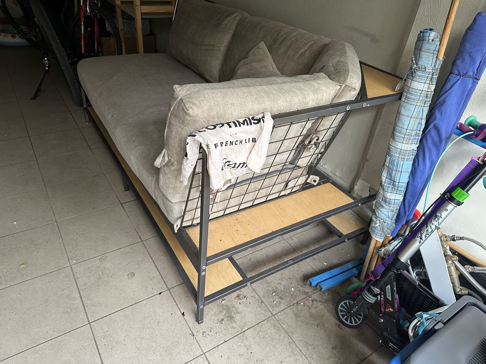 Ikea EKEBOL sofa kanapa loft industrialna