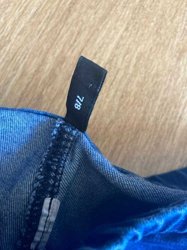 spodnie legginsy  jeansowe dziewczynka, calzedonia, 7-8 lat