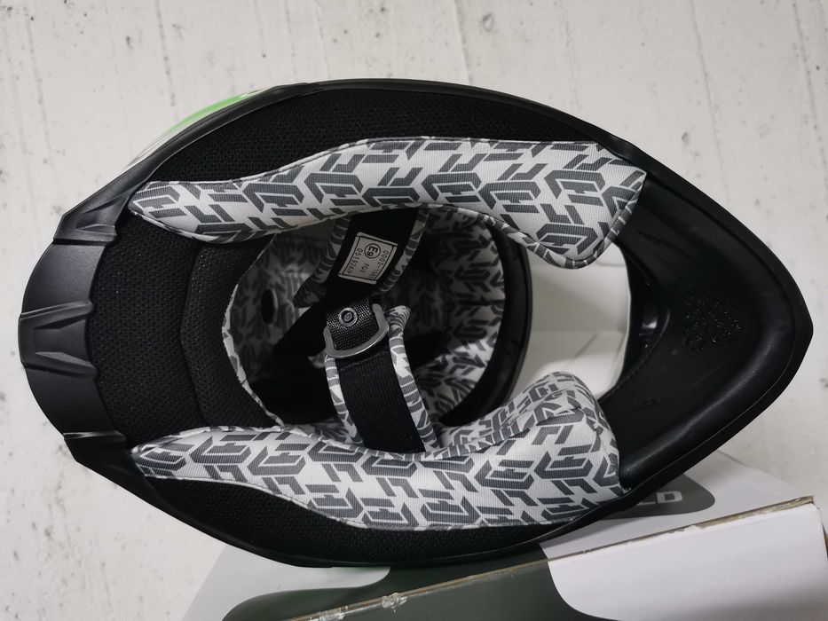 Capacete cross / Enduro HJC FG-X Hammer Verde ( S ) ( NOVO )