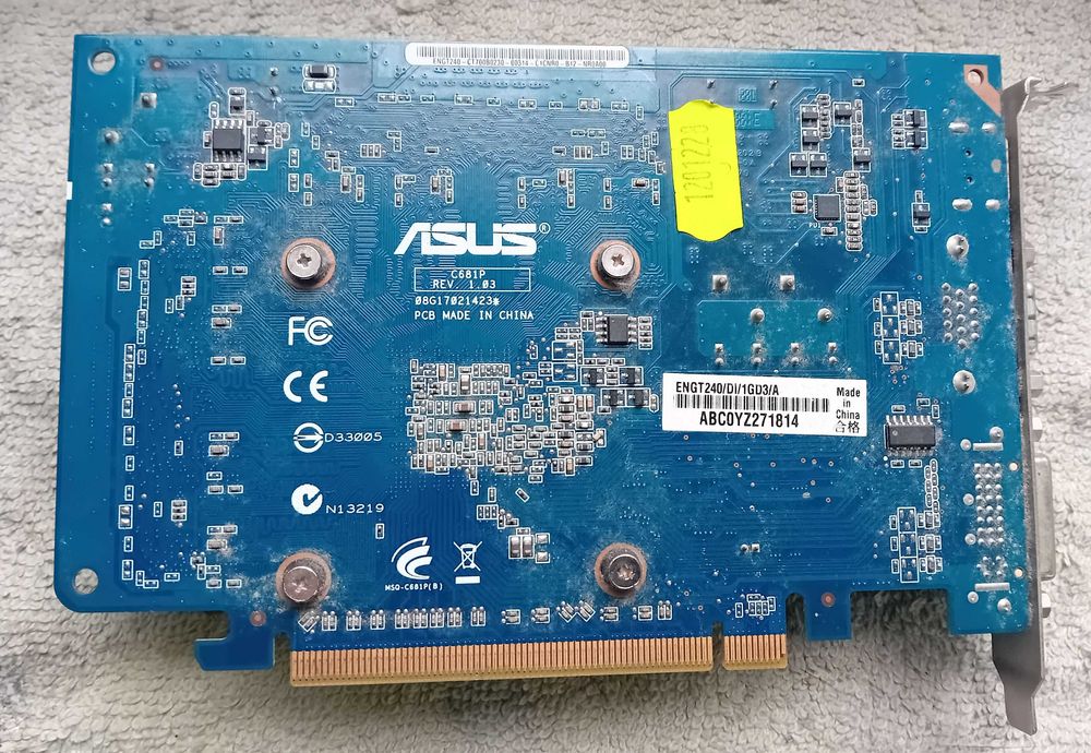 karta graficzna ASUS NVIDIA GeForce GT 240 1 GB GDDR3