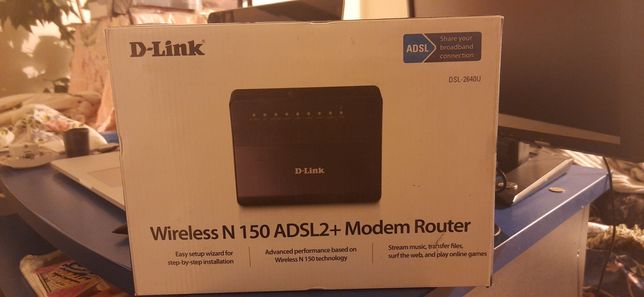Модем Dlink DSL 2640U (wifi)