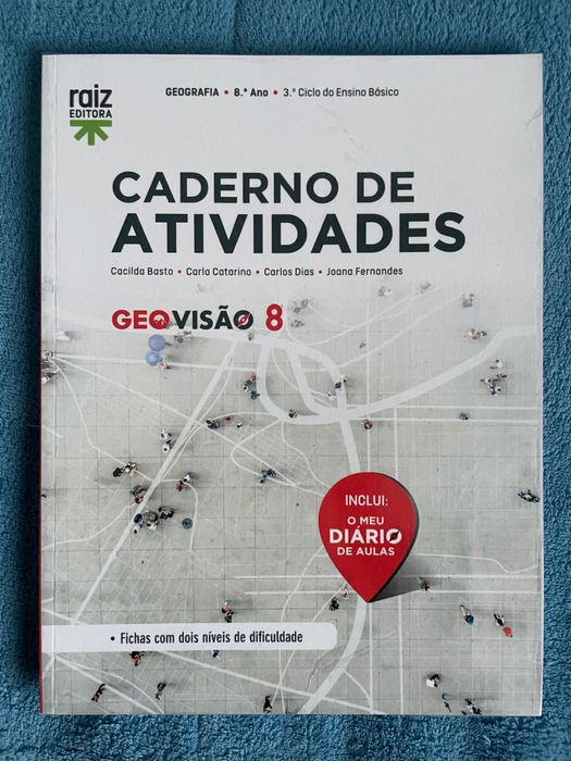 vendo cadernos de fichas do 8.° ano novos