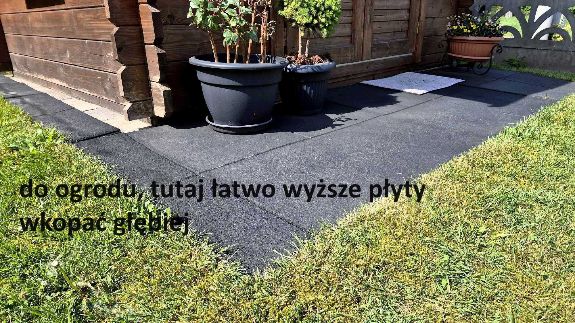 Podłoga Gumowa Maty Płyty Warsztat Garaż Ogród Basen Siłownia