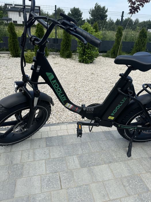 Rower elektryczny KOOLUX składany 48V 15,6Ah koła 20x4.0