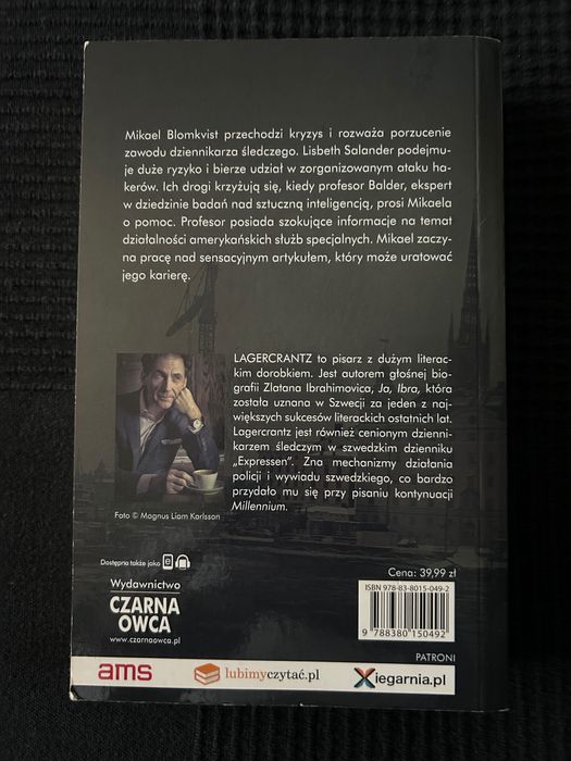 Millenium (kontynuacja) - Co nas nie zabije - David Lagercrantz