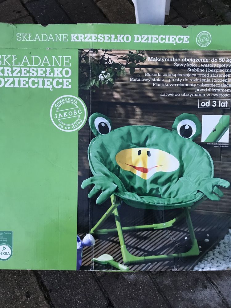 Krzeselko żabka rozkladane