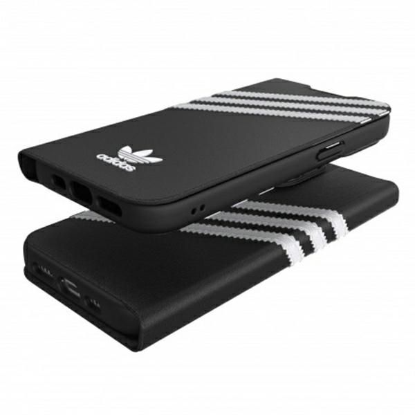 Etui Adidas OR Booklet Case PU iPhone 13 Pro / 13 6,1" - Czarno/Biały