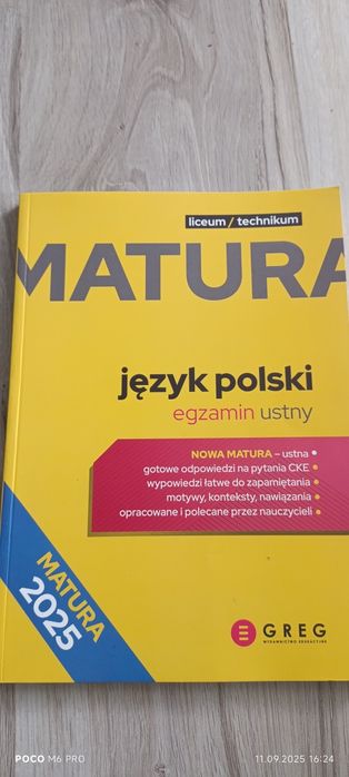 Matura ustna język polski