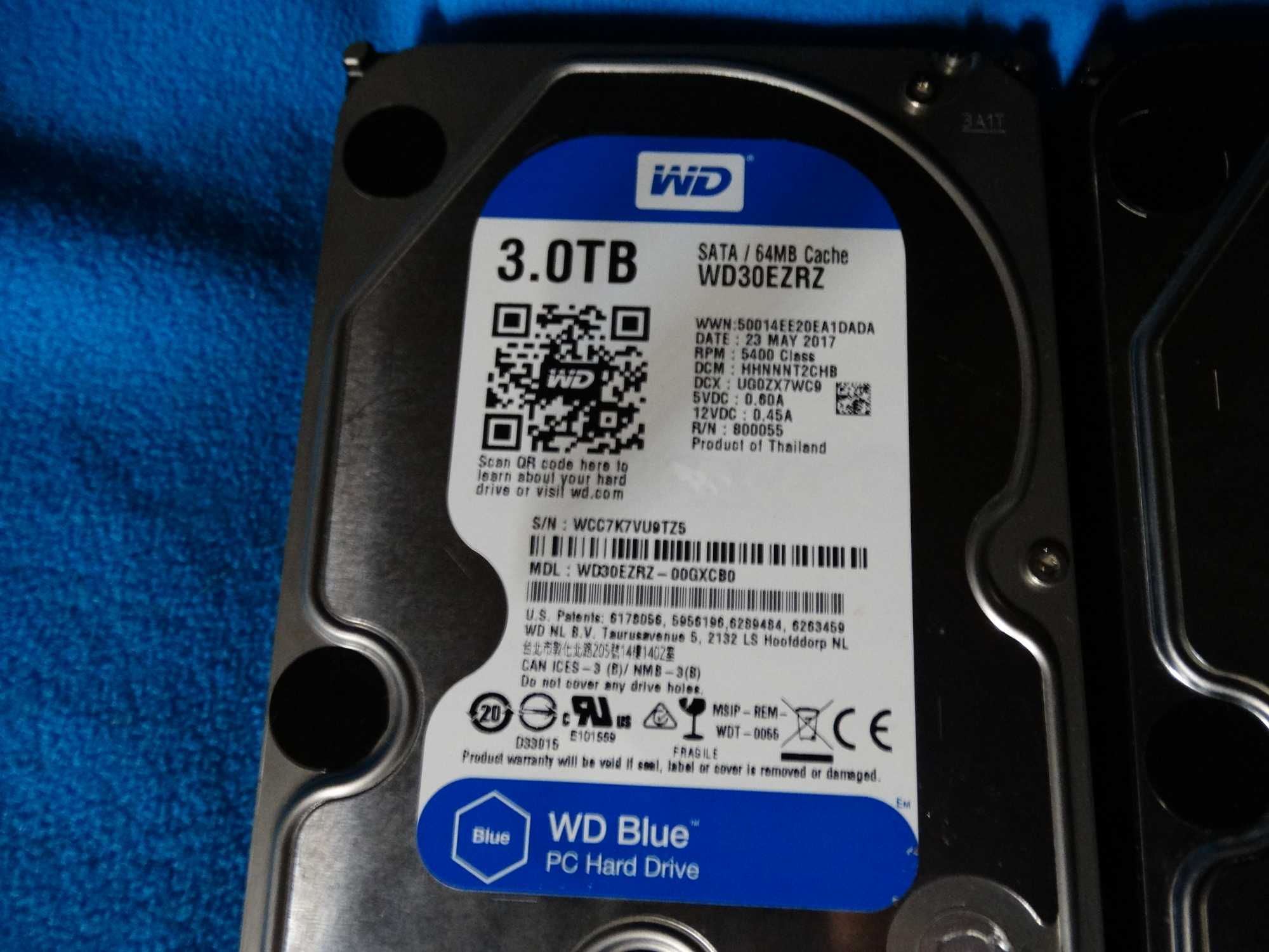WD30EZRZ, WD20EZRZ, WD1003FBYX. Не рабочие.