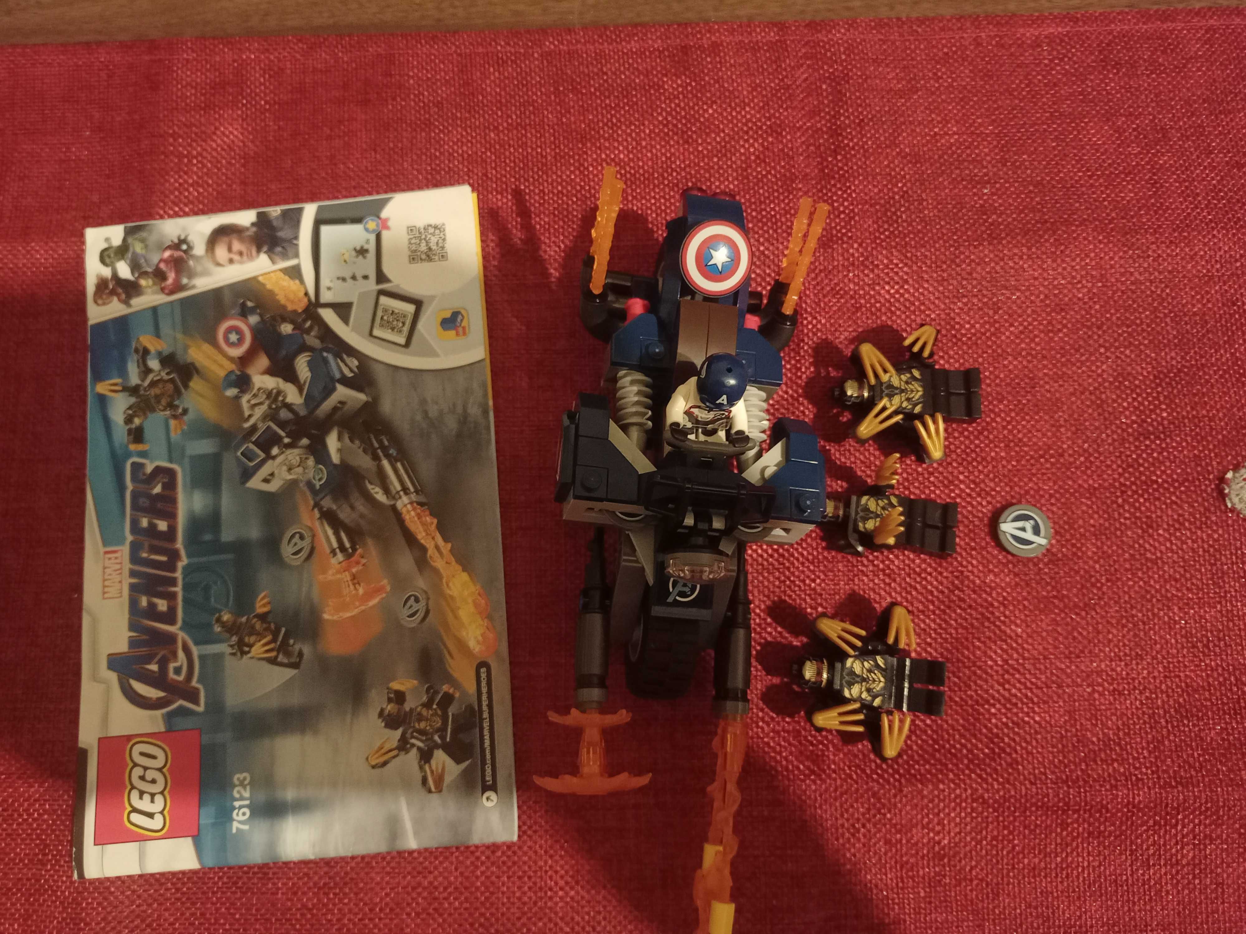 LEGO Marvel 76123 Kapitan Ameryka Atak Outriderów