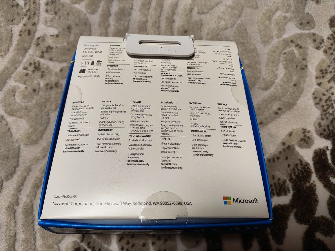 Nowa bezprzewodowa mysz Microsoft 1850